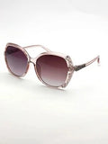 Shein - 1pc Oval-Edged Gradient Frame Women's Sunglasses
