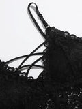 Shein - Sexy Lingerie - Light lace bra with mesh front detail