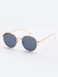 Shein - Retro Round Frame Fashion Glasses