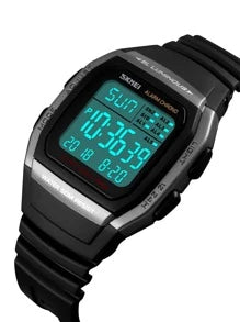 Shein -  Water Resistant Digital Display Electronic Watch