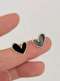 Shein Heart design stud earrings