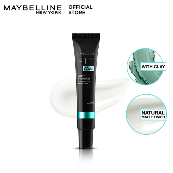 Maybelline New York- Fit Me Matte & Poreless Primer - For Normal to Oily Skin