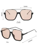 Shein - Vintage 1pair Women Flat Top Sunglasses