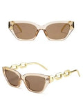 Shein - 1pair Women Geometric Frame Casual Fashion Glasses