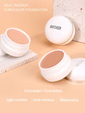 Shein - Long-Wearing Waterproof Cream Concealer, Presents Natural Creamy Skin Freckles Cover Concealer