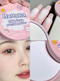 Shein - Waterproof Pressed Powder, Oil Control Brightening Powder Palette Oil-Controlling Makeup-Setting Concealer White
