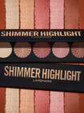 Shein - 5-Color Highlighter Powder Palette, Long-Lasting Facial Bronzers Face Highlighter Palette Contour Makeup