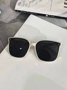 Shein - 1pc Unisex Oversized Uv Protection Sunglasses