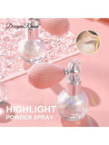Shein - Highlighter Powder Spray, 1Pc Highly Pigmented Smudge Proof Highlighter Pearlescent Fine Shimmer Texture Highlighter