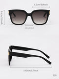 Shein - Women Geo Frame Fashion Glasses