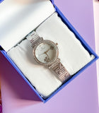 The Original - Ladies/Women Watch Premium Wrist Watches 1-Sliver Dial Gift Set Box