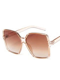 Shein - 1pc Square Shaped Y2k Style Oversized Sunglasses