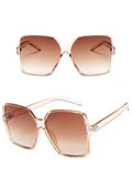 Shein - 1pc Square Shaped Y2k Style Oversized Sunglasses
