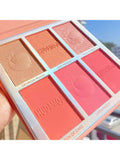 Shein - 6-Color Highlighter, Blush & Eyeshadow Palette, Multi-Functional Makeup For Brightening Face, Bright Flash, Pearl Light, Suitable For Students In The Cross-Border E-Commerce Industry