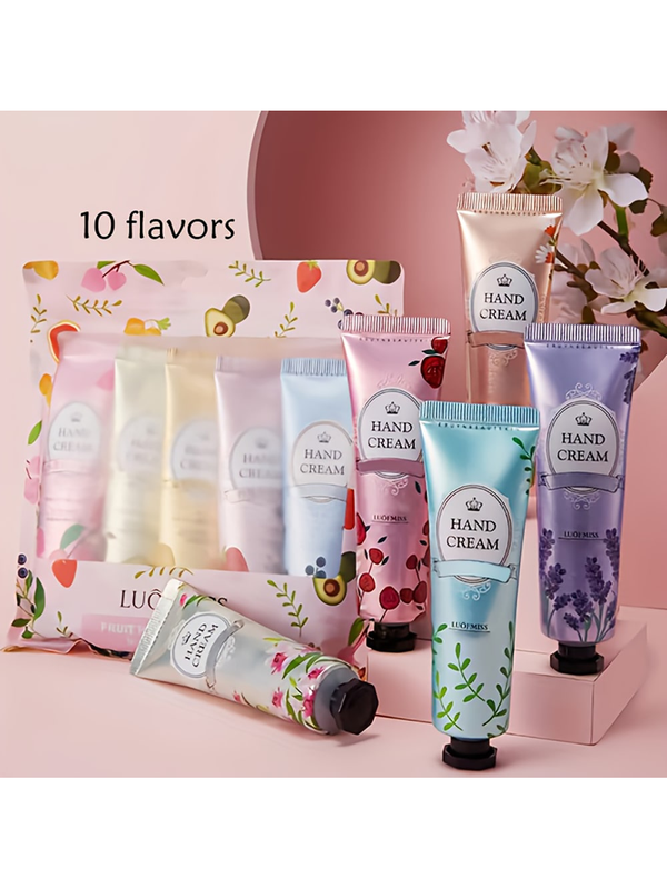 Shein - 5Pcs Gift Set Xiangfen Hand Cream - Deeply Moisturizing, Refining Pores, Tightening Skin, Reducing Fine Lines From Dry And Rough Hands