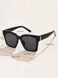 Shein - 1pc Women Stylish Square Sunglasses