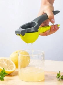 Shein - 1pc Manual Lemon Squeezer Juicer For Kitchen, Mini Handheld Fruit Press