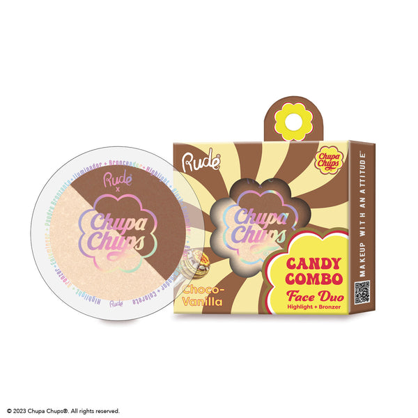 Rude Cosmetics - Chupa Chups Candy Combo Face Duo - Choco Vanilla