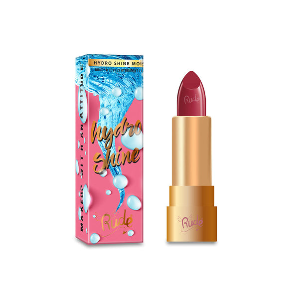 Rude Cosmetics - Hydro Shine Moisturizing Lipstick - Amaranth