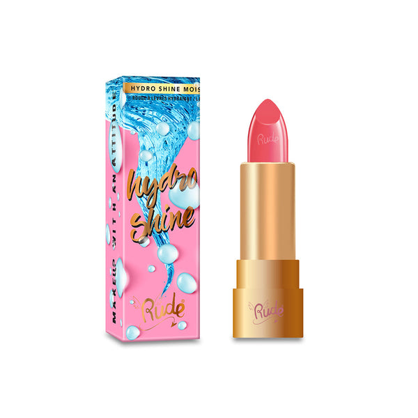 Rude Cosmetics - Hydro Shine Moisturizing Lipstick - French Pink