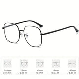 Shein - 1 Pair Of Women's Flat Lens Anti-Blue Glasses Fashion