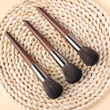 The Original Brush-Wooden Goat Hair Blusher Powder Brush