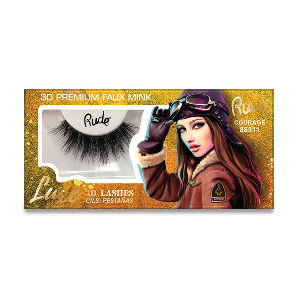 Rude Cosmetics - Luxe 3D Lashes - Courage