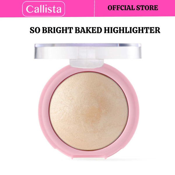 Callista So Bright Baked Highlighter - 01 Snowy Glowy Light