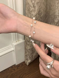 Shein Exclusive - A Exquisite Luxury S925 Sterling Silver Imitation Pearl Bracelet Gift For Girlfriend