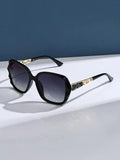 Shein - Polarized Sunglasses Men Women Retro Geometric Frame Elegant Fashion Classic