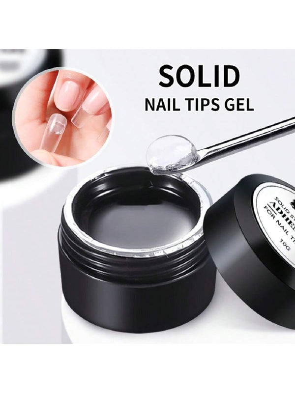 Shein - Solid Patch Glue Nail Adhesive Japanese Nail Solid Phototherapy Glue No Damage To Nails Manicure