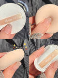 Shein - 3Pcs Dual-Use Cotton Candy Air Cushion Powder Puff Sponge For Liquid And Powder Foundation Makeup