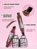 SHEGLAM - Brow-Fection Angled Brush & Dip-Chocolate Hair-Like Strokes Liquid Eyebrow Gel Pen Espresso