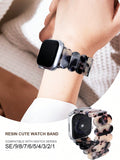 Shein - 1Pc Elastic Strap Scratch Resistance And Waterproof Compatible With Apple Watch Band 38/40/41/42/44/45/49Mm