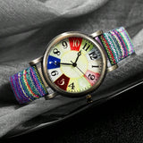 Shein - 1Pc/2Pcs/5Pcs Vintage Bohemian Women Quartz Watch Hippie Wristwatch Mother'S Day Gift