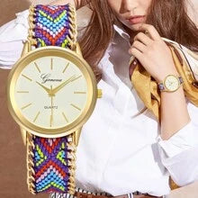 Shein - One Women's Quartz Bracelet Watch, Stylish, Elegant, Casual, One Size Fits All, Bohemian Style