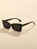 Shein - 1pc Square Shaped Women's Fashion Y2K Decor Street Style Glasses