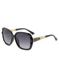 Shein - Elegant 1pc Women's Uv-Proof Pc Oversize Sunglasses With Rhinestone Decoration Sunglasses