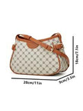 Shein - 2024 New Trendy Design Minimalist Print Crossbody Bag