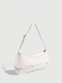 Shein - Minimalist Solid Color Crossbody Bag