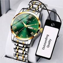 Shein - 1pc Fashion Luminous Business Durable Wristwatch For Men,