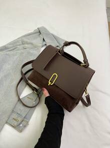 Shein - Minimalist Chic Square Handbag