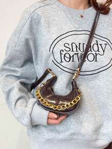 Shein - Classic Trendy Popular Fashion Chain Mini Handbag