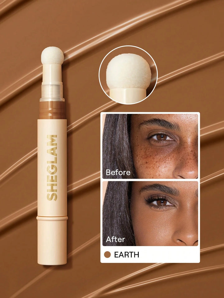 Shein - SHEGLAM Complexion Boost Concealer-Earth Sponge-Head Applicato ...