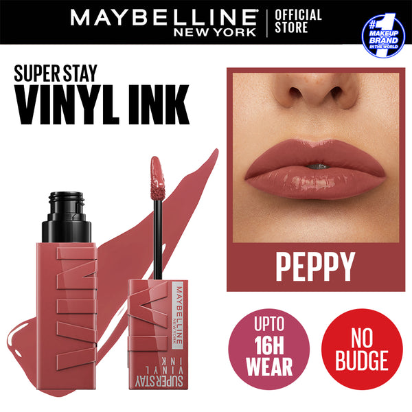 Maybelline New York - Super Stay®Vinyl Ink Longwear Liquid Lipcolor - 115 peppy as