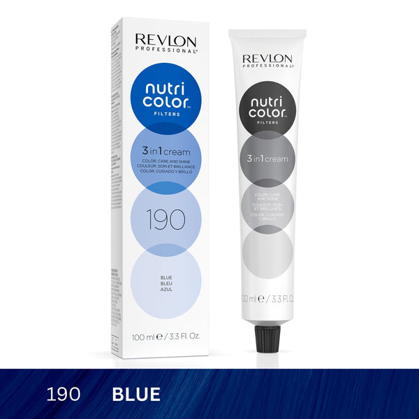 Revlon - Nutri Color™ Filters 3-In-1 Hair Color - Blue 190 - 100ml