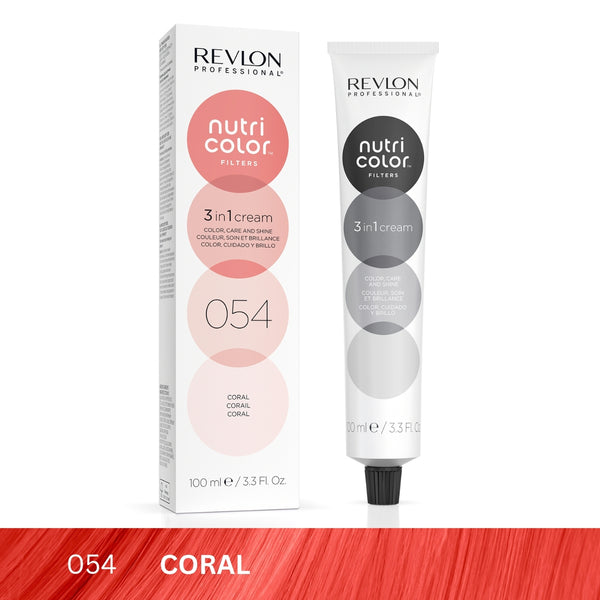 Revlon - Nutri Color™ Filters 3-In-1 Hair Color - Coral 054 - 100ml