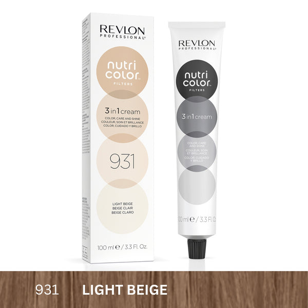 Revlon - Nutri Color™ Filters 3-In-1 Hair Color - Light Beige 931 - 100ml