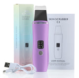 The Original- 4 in 1 Professional Ultra Sonic EMS Vibration Skin Scrubber Peeling Blackhead Remover Deep Pore Cleaning