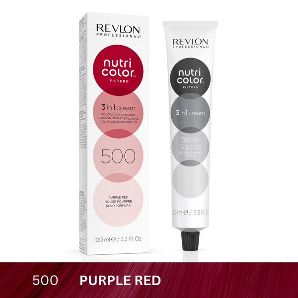 Revlon - Nutri Color™ Filters 3-In-1 Hair Color - Purple Red 500 - 100ml